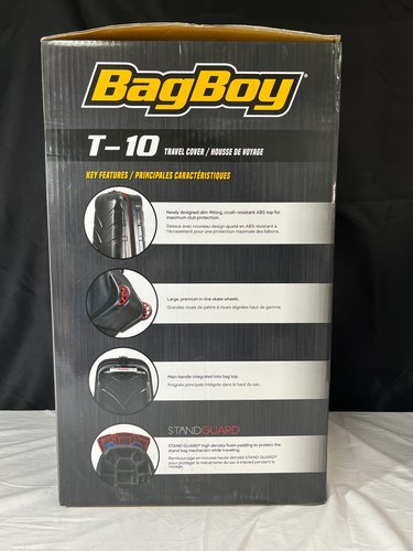 Bag Boy T-10 Black Royal Blue Travel Cover BB97044 - Picture 3 of 12