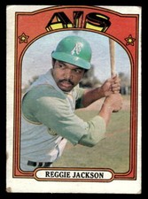 1972 Topps #435 Reggie Jackson *LOW GRADE*