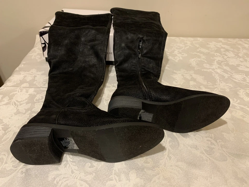 Nuevo con caja ROCK & REPUBLIC - BOTA "LASSO" botas por encima de la rodilla - NEGRAS - TALLA 7 M Foto 3 de 4