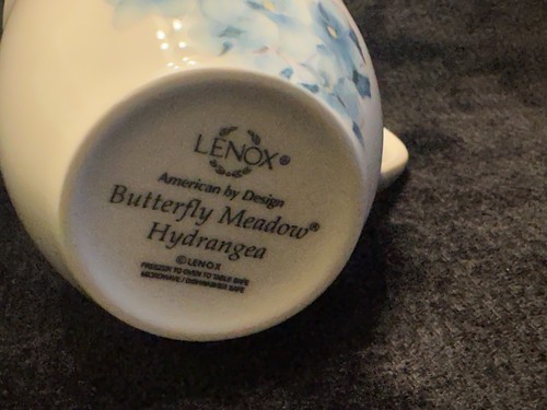 Taza taza de té de hortensia Lenox Butterfly Meadow - Imagen 5 de 6