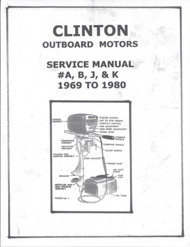 WARDS-Sea King, 6 - 15 HP '69-'77 Outboard Motor SERVICE MANUAL. - Foto 4 di 4