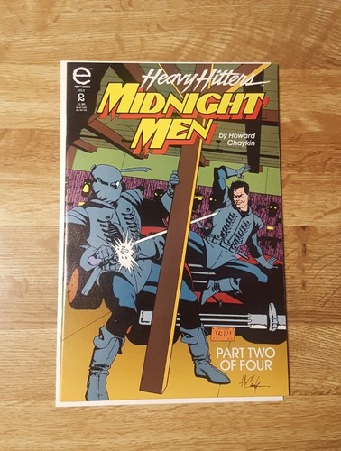 Epic Comics Heavy Hitters Midnight Men # 2 July 1993 Direct Edition - Picture 2 of 5