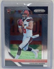 BAKER MAYFIELD 2018 PANINI PRIZM TRUE ROOKIE RC #201