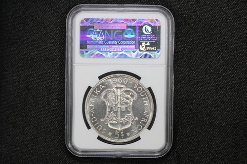 1960 South Africa Union 50th Anniversary $5 NGC PF-65 37S6 - Picture 2 of 4