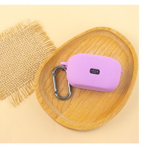 Silicone Protective Case Storage Case Hanging Bag For JBL Vibe Buds BT Earphone - Picture 8 of 14