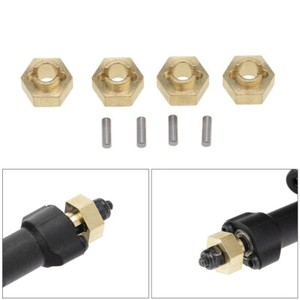 4pcs/set Gold Brass Wheel Weights for Axial SCX24 AXI90081 1/24 RC Crawler Car 4pcs/set Gold Brass Wheel Weights for Axial SCX24 AXI90081 1/24 RC Crawler Car