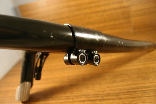 1992 aluminium flat handlebar by nL + Cr-Mo stem Wheeler Ultrax 25.4 mm - Picture 3 of 12