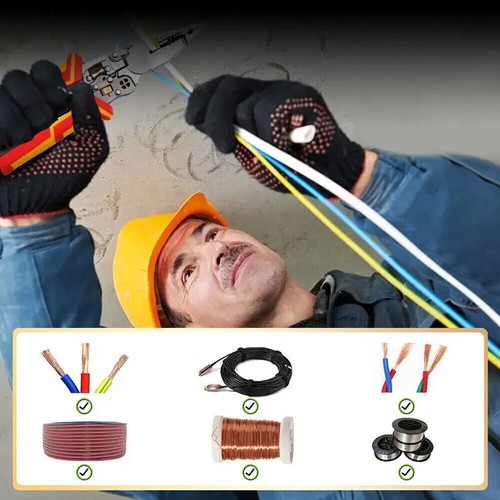 8 in1 Wire Stripping Pliers,Wire Strippers with Electricity Measurement Function - Picture 5 of 12