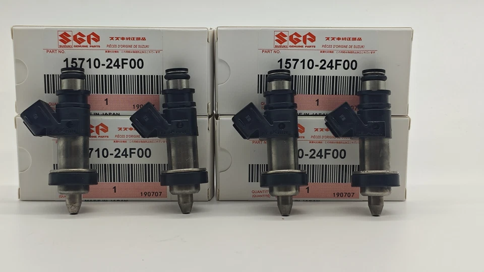 4x For Suzuki GSXR 600 750 1000 Hayabusa GSX1300 R RZ Fuel Injectors 15710-24F00 — 第 4/4 张图片