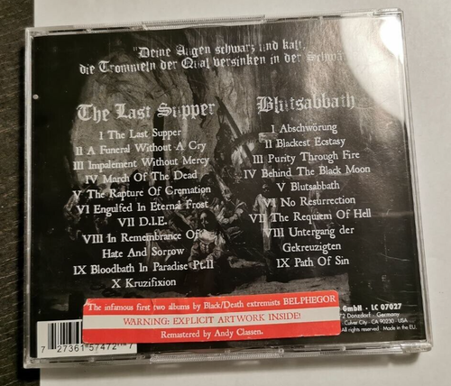 2er CD Compact Disc - The Last Supper & Blutsabbath - Bephegor 2002 - 3 - Foto 2 di 3