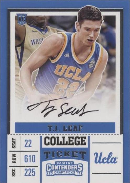 2017-18 Panini Contenders Draft Picks - T.J. Leaf #63 - 1 of 2
