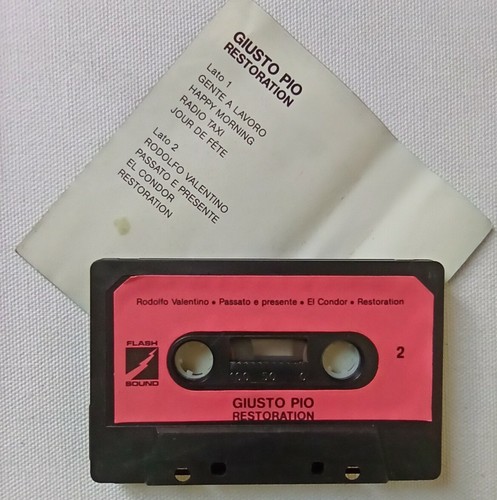 mc GIUSTO PIO - THE ANCIENT SCHOOL OF RESTORATION - ed FLASH SOUND bootleg? tape - Foto 2 di 3