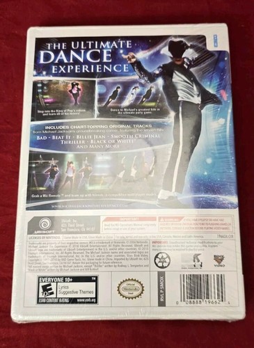 Michael Jackson: The Experience -nintendo Wii Game & Glove NEW Factory Sealed - Picture 8 of 10