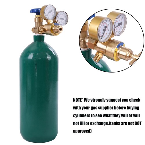 HVAC Portable Oxygen Acetylene Welding Cutting Torch Kit Regulator Set Gas Tank - Picture 6 of 15