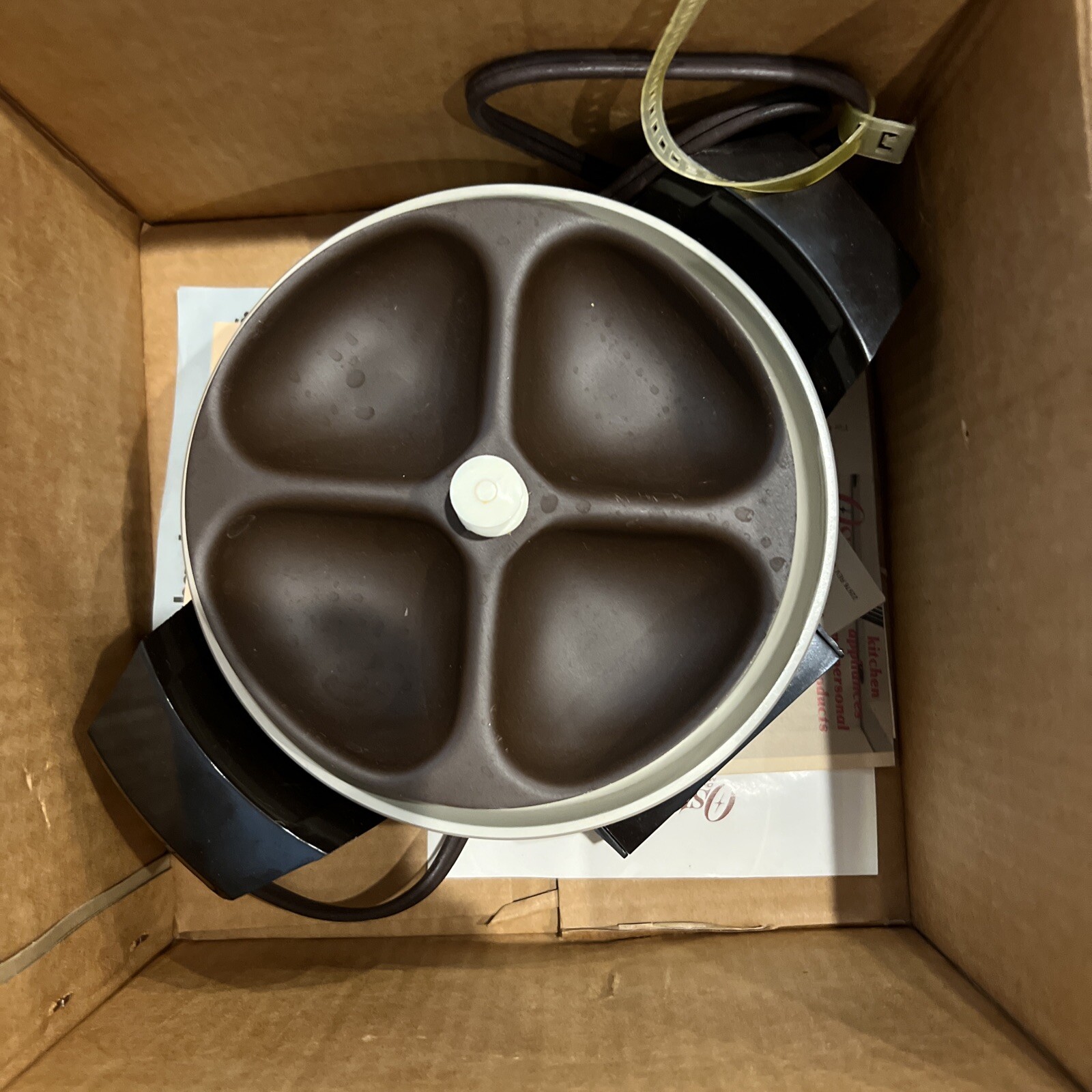 Vtg Oster Automatic Egg Cooker 58006B Poacher Soft Boiled Hard Works