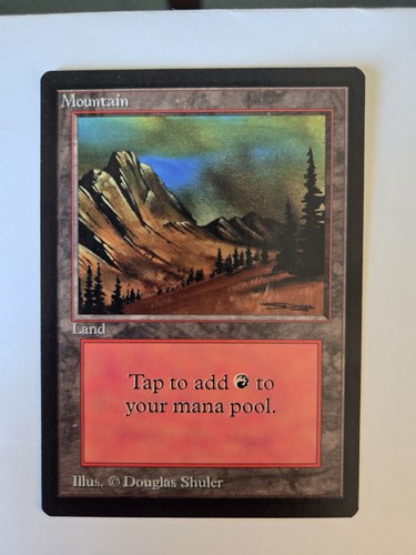 Magic: The Gathering Beta-Serie - Basic Land Mountain (299)