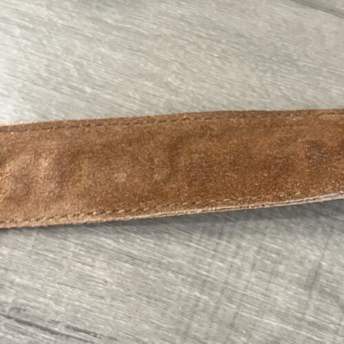 American Eagle Cow Hide Leather Crossbody Bag Purse Cotton Lining 7x8x4 Small - Picture 12 of 16