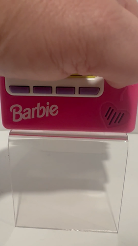 Barbie Super Talking Pager Mattel BE-110 1996 de colección batería llamada Barbie - Vídeo 1 de 1