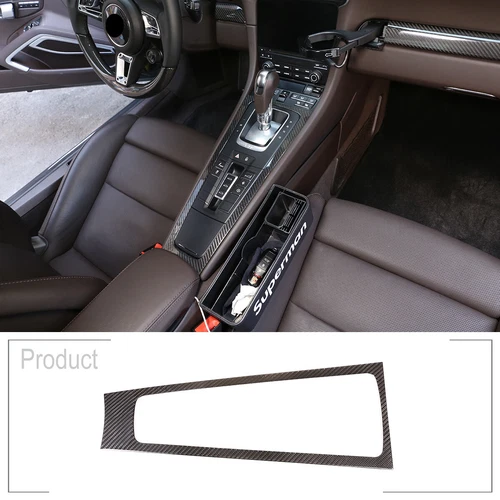 Cubierta interior de fibra de carbono para Porsche 718 Boxster Cayman 981 982 2013-22 - Imagen 9 de 20
