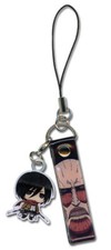  NEW Attack on Titan: Chibi Mikasa  Titan Band Cell Phone Charm