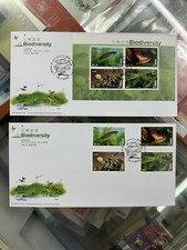 Hong Kong 2010 FDC Biodiversity stamps set Fish Insect