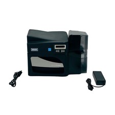 HID Fargo DTC4500e Color ID Card Printer Ethernet USB w/PSU  EXCELLENT CONDTION