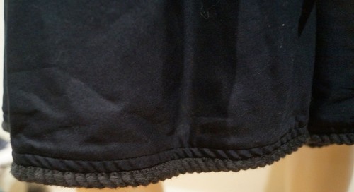 BURBERRY Abendkleid Midnight Navy Blau Baumwolle V-Ausschnitt Empire Taille Ärmellos - Bild 6 von 8