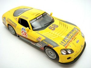 Vintage-Hornby-Slot-Racing-Car-Dodge-Viper-1-32-Head-Tail-Lights-Tested