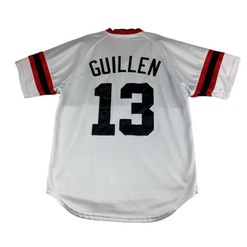 Mitchell & Ness Jersey Men's Size 50 White Sox Guillen 13 Cooperstown Baseball - Picture 2 of 12