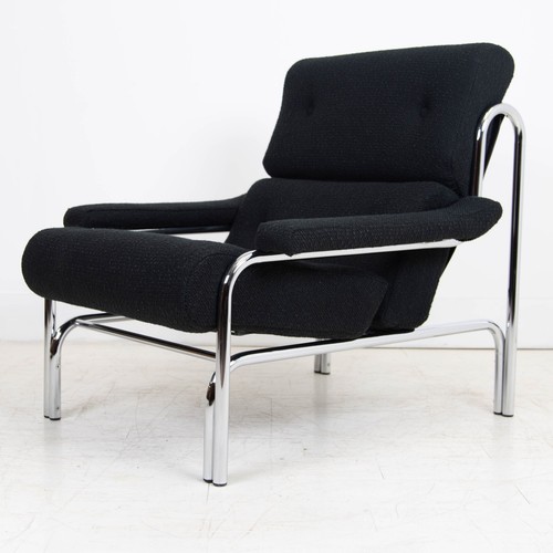 Mid Century Pieff Alpha Armchair New Boucle Upholstery - Picture 3 of 15