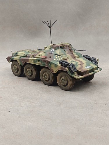 1/35 Scale Sd.kfz. 234/2 Puma 8-wheel Armored Vehicle Painted Finished Model - Picture 4 of 9