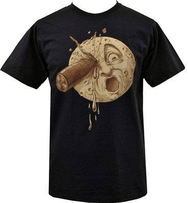 MENS T-SHIRT A TRIP TO THE MOON VINTAGE ART DECO SCI-FI LUNA SILENT FILM S-5XL MENS T-SHIRT A TRIP TO THE MOON VINTAGE ART DECO SCI-FI LUNA SILENT FILM S-5XL