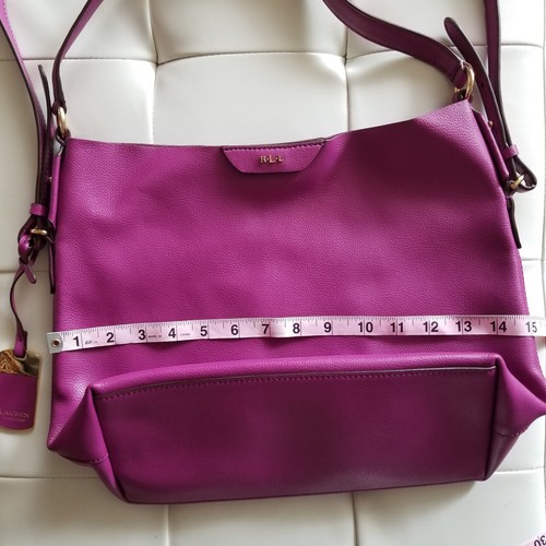 Ralph Lauren Purple 2 Way Shoulder Crossbody Bag - Picture 7 of 10