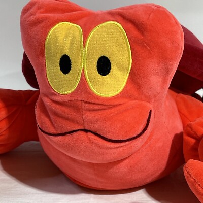 Disney Little Mermaid Sebastian Crab FIGURE PILLOW PC2294 NWT 17