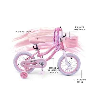 Girls Bike for Kids 3-5, Kids Bike with Training Wheels