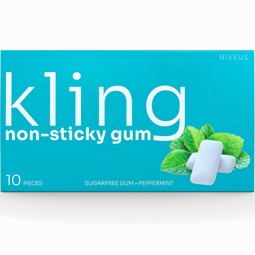 Kling Kieferorthopädischer Kaugummi - Zuckerfreier Xylit Kaugummi für Invisalign & Zahnspange - Bild 10 von 12
