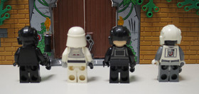 (D10 /9) LEGO STAR WARS AT-DP Pilot, TIE Fighter Pilot, AT-AT Driver, TIE