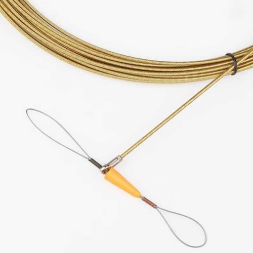 Spring Wire /Nylon Fish Tape Draw Tape Cable Puller Pulling Electrical Wire Tool - Picture 9 of 12