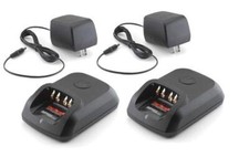 Lot of 2x Original Motorola WPLN4243A IMPRES Single Station Battery Charger Base