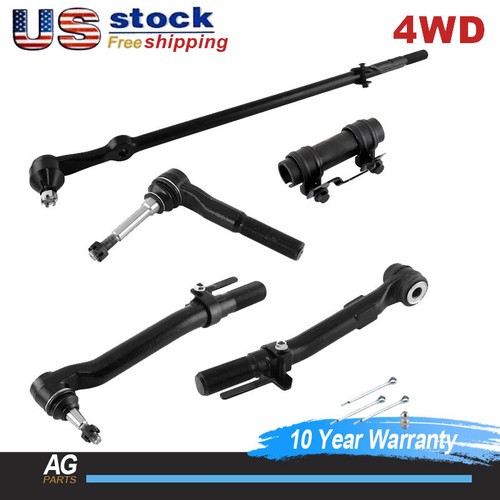 For F250 F-250 F350 F-350 Super Duty 4X4 Front Tie Rod Drag Link Suspension Kit - Picture 1 of 9