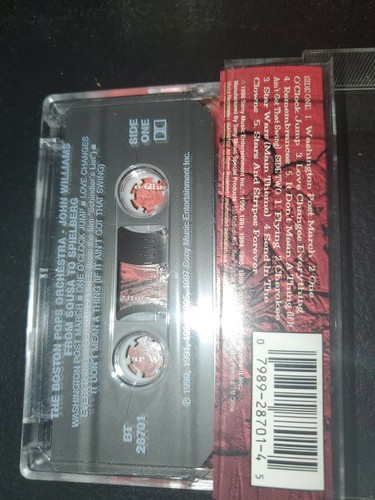 John Williams Boston Pops From Sousa to Spielberg (1998, Cassette) - Picture 2 of 2