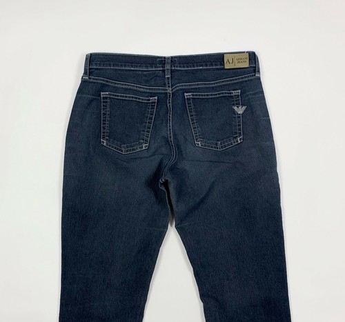 Armani jeans donna usato W31 tg 45 slim vita alta denim boyfriend T7537 - Foto 10 di 12