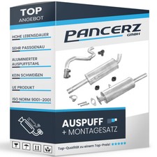 Auspuffanlage für Ford Transit & Tourneo 2.5 Diesel SWB 2835mm 1996-2000