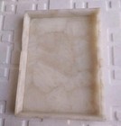 White Quartz Agate Serving Tray, Agate Tray Decor, Kitchen Decor Tray Gifts