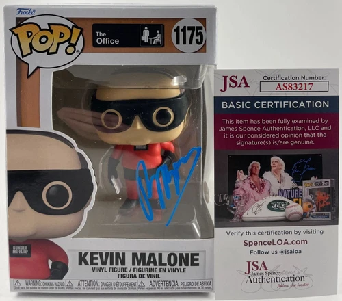Brian Baumgartner Signed The Office Kevin Malone Funko POP B Autograph JSA COA