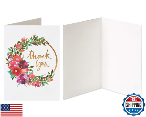Papyrus Thank You Cards with Envelopes, Floral (2-Count) - Picture 3 of 5