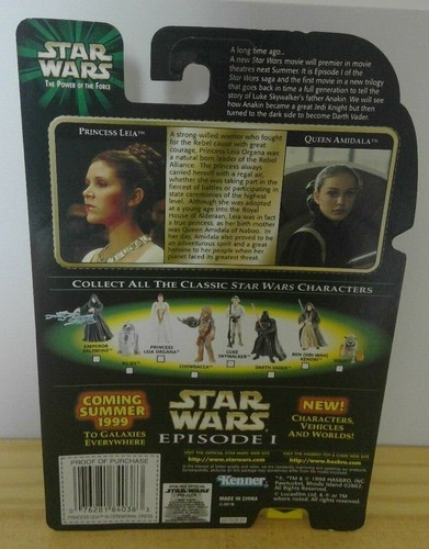 Star Wars Princess Leia In Ceremonial Dress Action Figure-potf NOC - Picture 2 of 2