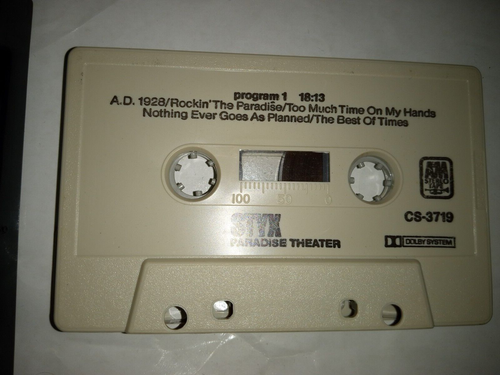 Styx 5 Cassette Lot: Dennis Deyoung, Paradise Theater, Best of, Pieces of 8 - Picture 5 of 14