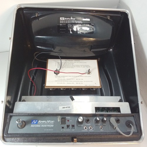 Amplivox Portable Sound System Roving Rostrum S-122 - Picture 2 of 13