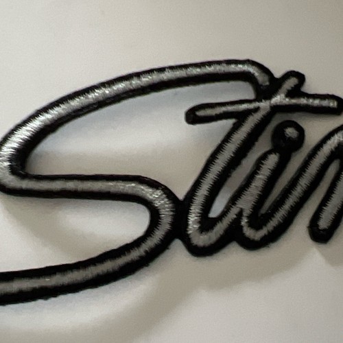 Corvette C3 1969-76 Stingray Silver Applique Embroidered Patch 7" - Afbeelding 3 van 3